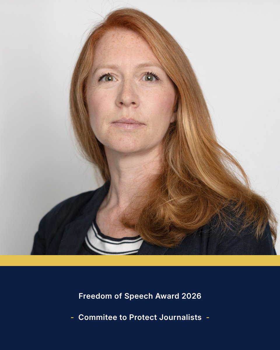 Four_Freedoms's tweet image. Laureates honoured with Four Freedoms Awards 2026:
Freedom of Speech: @pressfreedom CPJ
Freedom of Worship: remains confidential for security reasons.
Freedom from Want: Isidora Uribe Silva
Freedom from Fear: Gisèle Pelicot
More info at: bit.ly/3NLLnSC