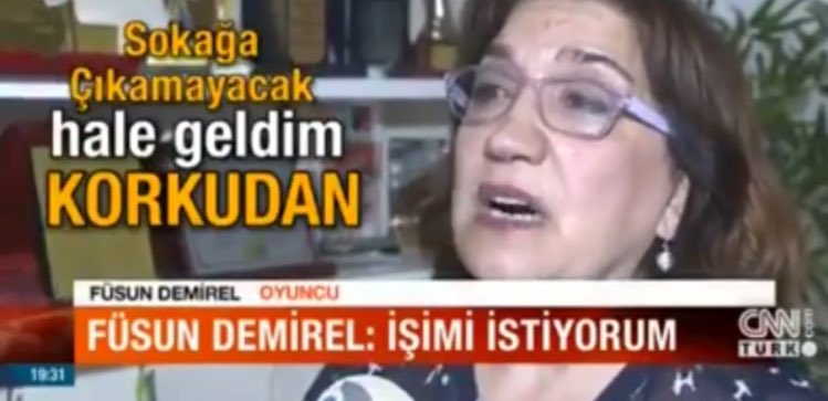 Zamanında “Gerilla annesini oynamak istiyorum” diyen Füsun Demirel çalıştığı tüm yerlerden kovulmuş ve böyle ağlayarak röportaj vermişti.
Türk yurdunda yaşayıp Türklere düşman olanların bu ülkeden ekmek yememesi şarttır!