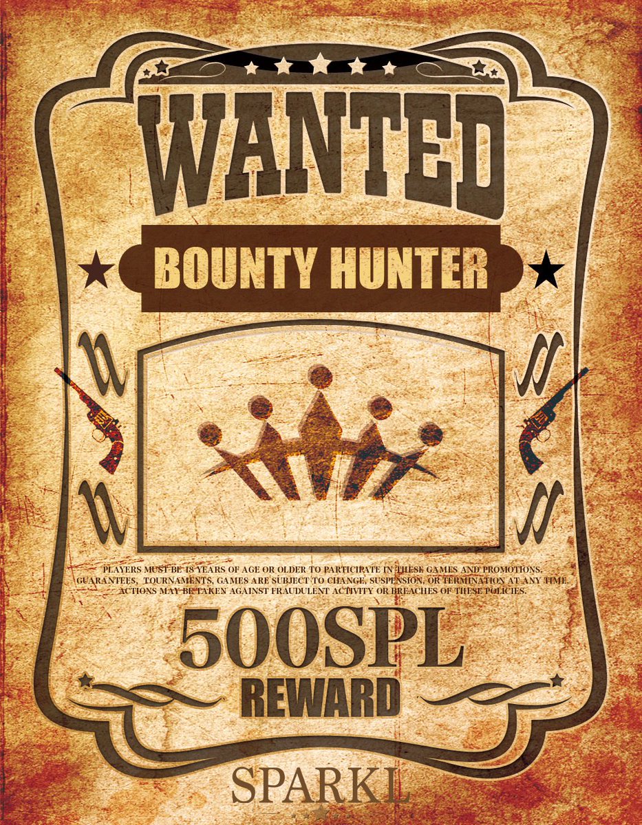 SPARKL_casino's tweet photo. 本日のトーナメントは
18:00〜Bounty Hunter (受付終了20:50)
　　　Entry:¥3,300   STACK:25,000
21:00〜Bounty Midnight(受付終了23:05)
　　　Entry：¥2,700  STACK:20,000

皆様のご来店お待ちしております✨ https://t.co/ToAIP0WZIN