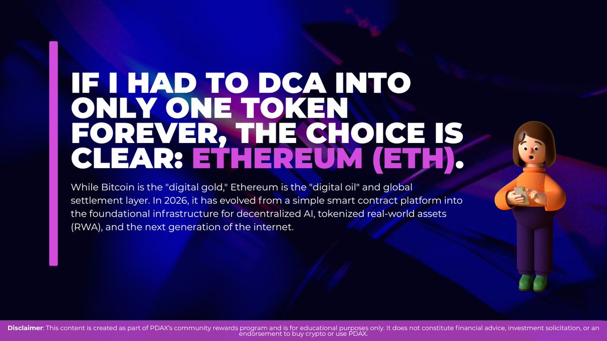 brewkape's tweet photo. If I had to DCA into only one token forever, the answer is: $ETH. 

@pdaxph https://t.co/zK4l5PD6zB