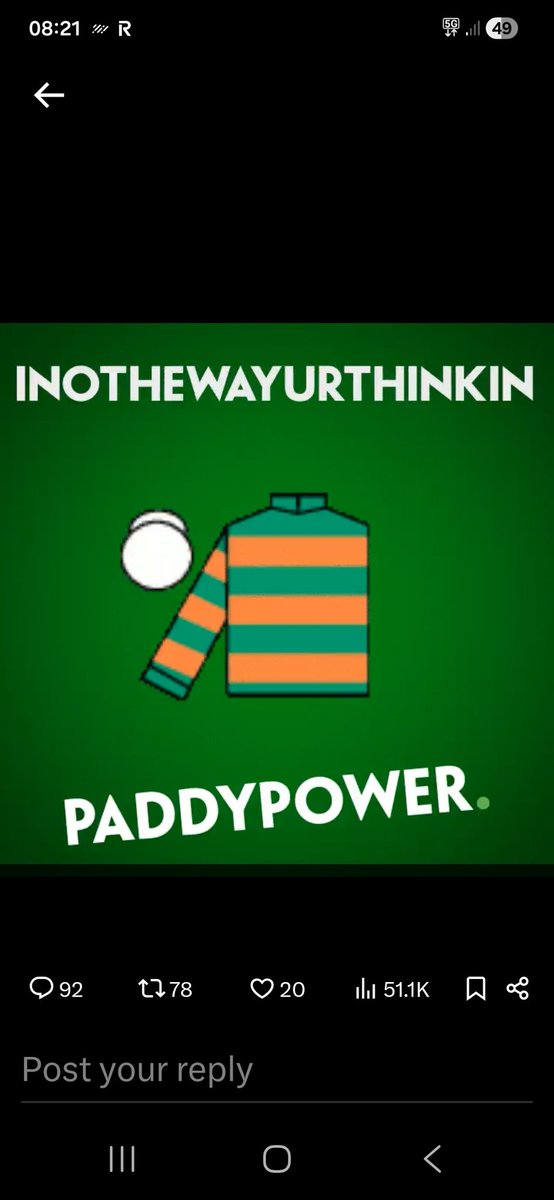 MikePhelan's tweet photo. @paddypower https://t.co/cd2Z6BozPX
