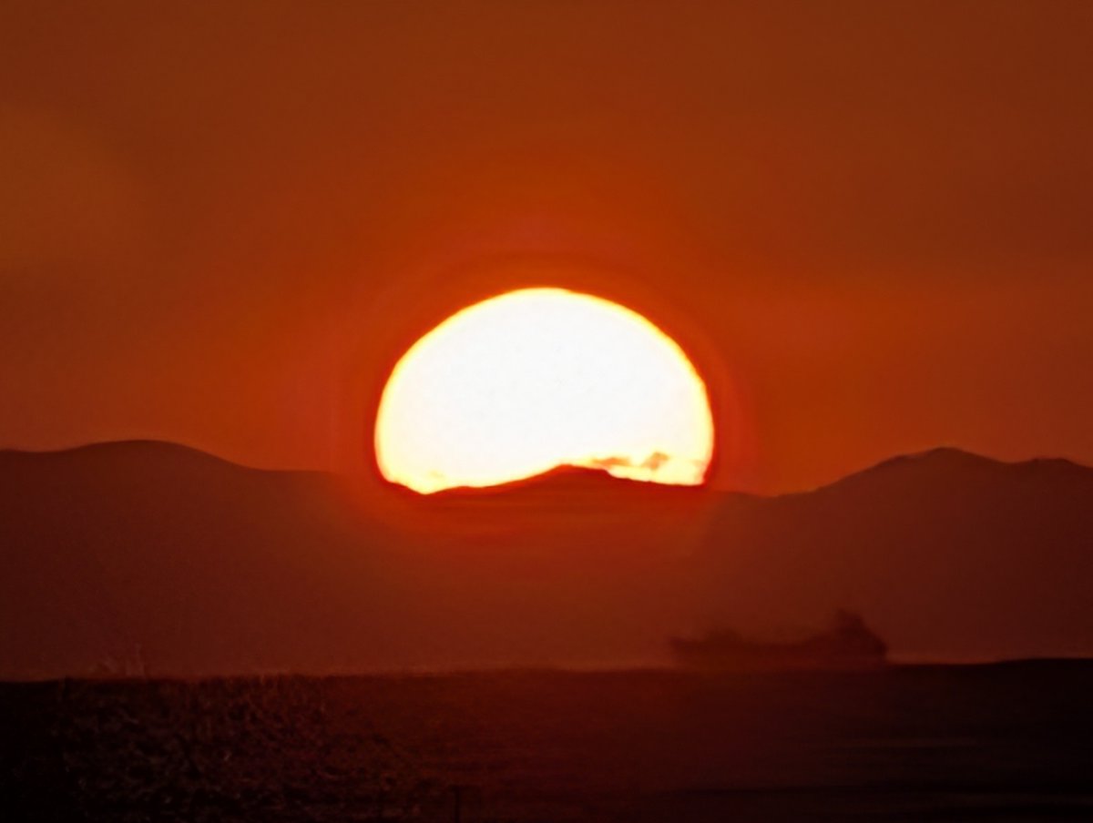 美しい夕日🍂+☕=🌇