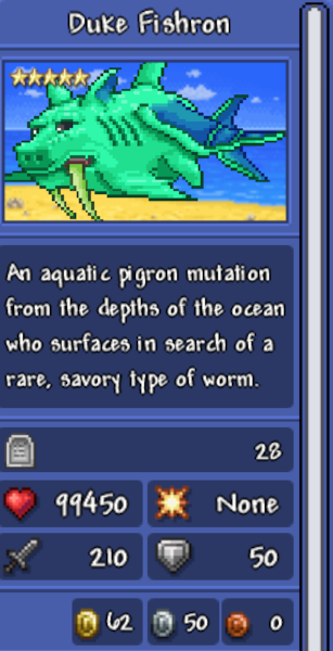 It feels like there's always one thing that refuses to drop when I'm looking for items. I've been doing some practice to test viability for a pre-mech Duke for a hardcore summoner run. I got the new whip and stuff, but man, those wings.....