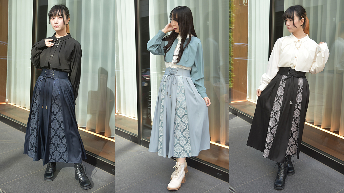 New Arrival】 モードライクなファッションが叶うブラウス＆スカートが