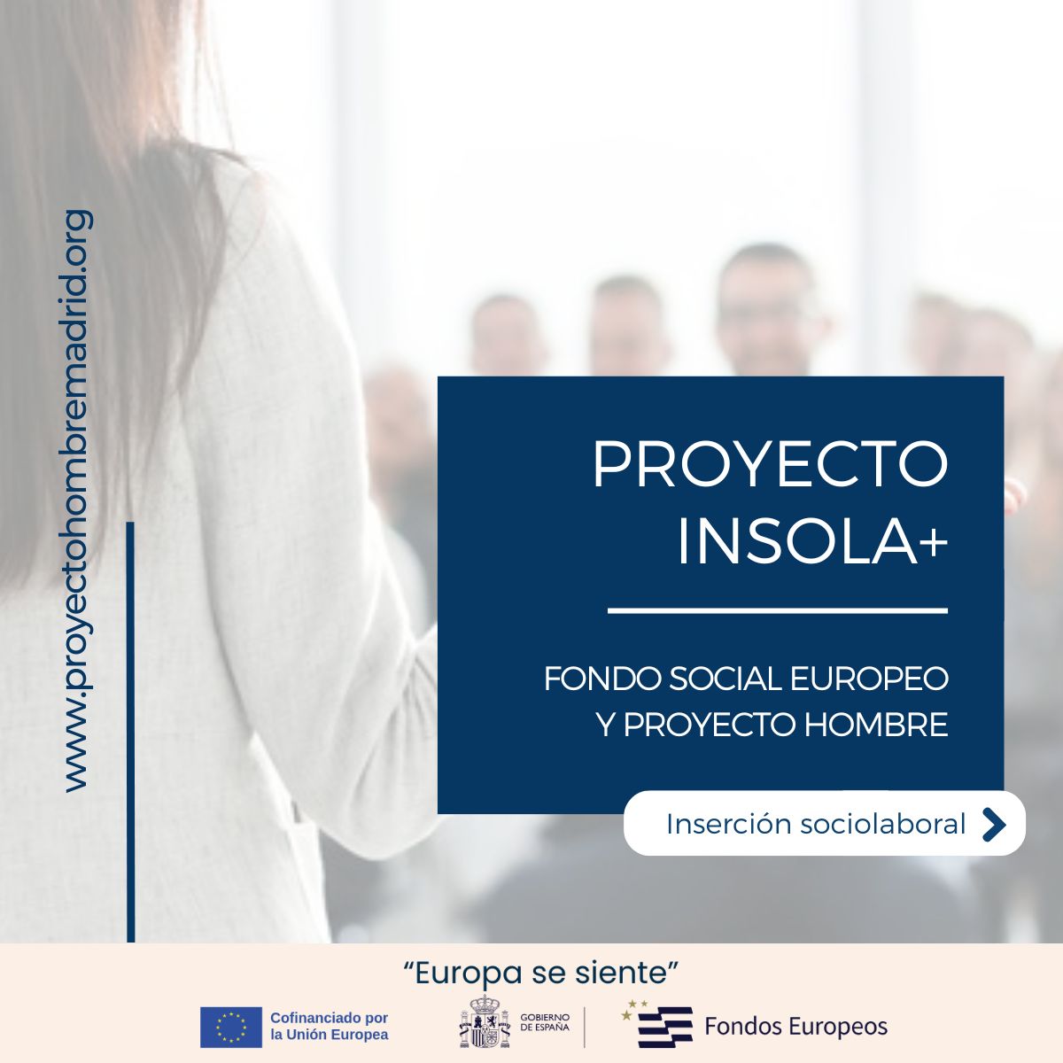 33 personas han participado en el Proyecto INSOLA+ de octubre a diciembre de 2025.  

6 han mejorado su situación laboral, 14 han iniciado un proceso de búsqueda activa y 5 se han incorporado al mercado laboral.  

¿Quieres saber más?  
🔗 bit.ly/4cHdwlg