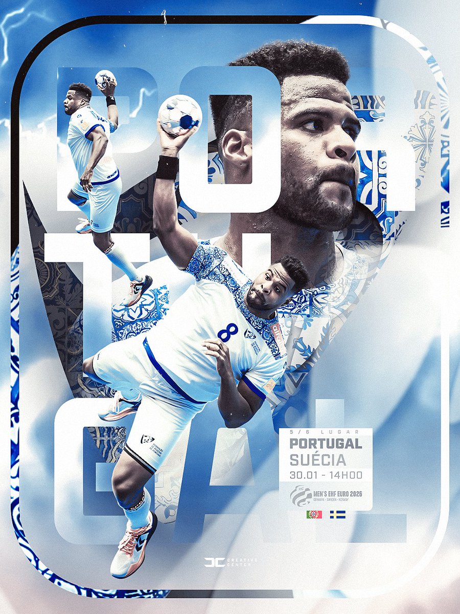 📆 30/01/2026
🏆 EHF Euro 2026 - 5/6º Lugar
⚽🇵🇹🆚 🇸🇪
⏱ 14:00
📺RTP2

#VictorIturriza8 #Exterminator #NaçãoValente
