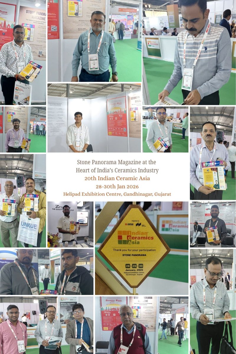 StonePanorama's tweet photo. Expanding our reach, strengthening industry connections!

Stone Panorama Magazine distributed at major national &amp; international exhibitions,bringing the stone industry closer, one event at a time.

#StonePanoramaMagazine #StoneMarket #StoneTrade #MarbleIndustry #GraniteIndustry https://t.co/0cbPEQ4DJt