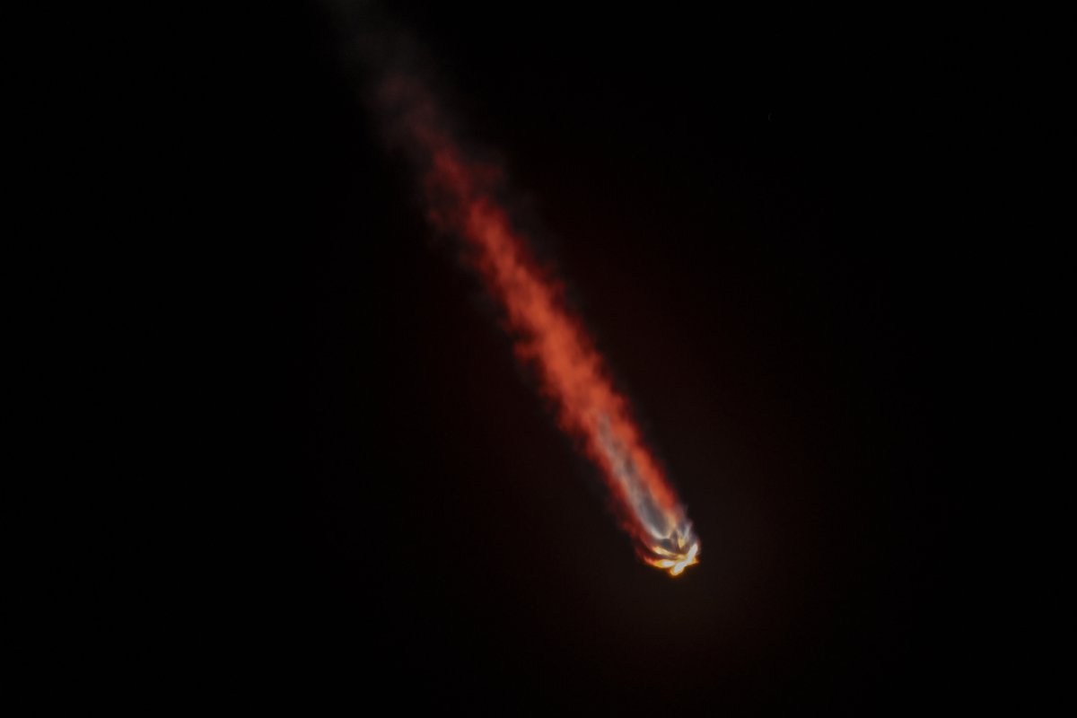 SpaceX's tweet image. Falcon 9 launches 29 @Starlink satellites from Florida