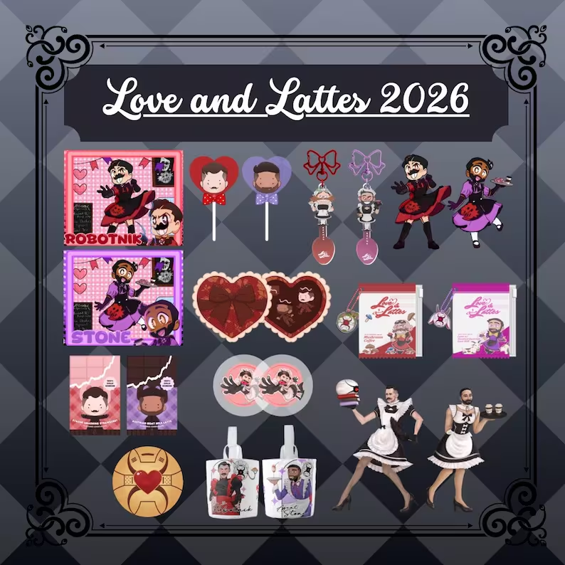 Wanna get the whole hual? Check out the Love and Lattes Haul! Get all the merch items plus a free bag and set of stickers! I know I have this one in my cart!

etsy.com/shop/TheStobli…

#stobotnik #Stobotnikmerch #Robotnik #eggman #AgentStone