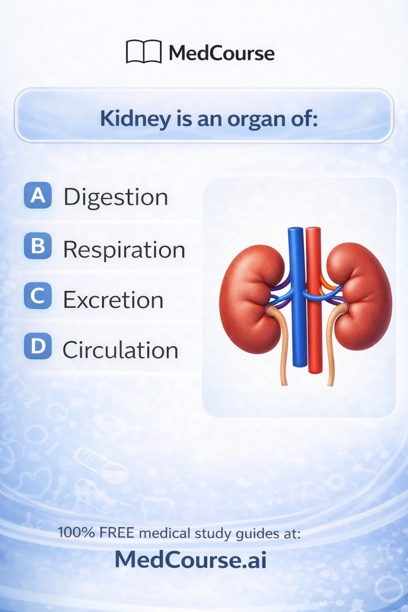 MedcourseAI's tweet image. #MedTwitter #MedStudy #nclex #MedEd #MedStudents #NursingSchool #NursingStudent

#StudentNurse