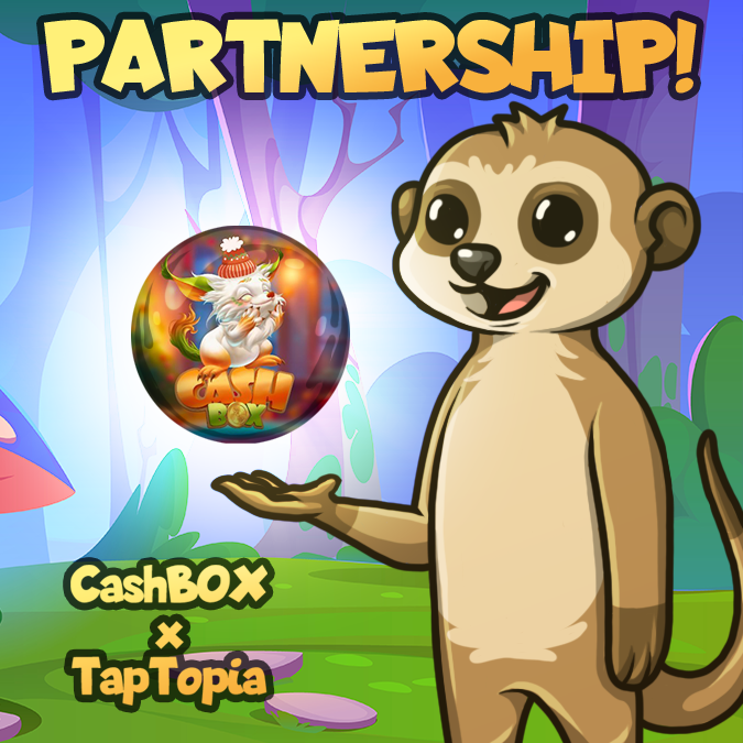 taptopia_io's tweet photo. TAPTOPIA x @CashboxAuth 🤝

The partnership is officially live!

Play in two worlds, earn in both! https://t.co/W1CW8msf7j
