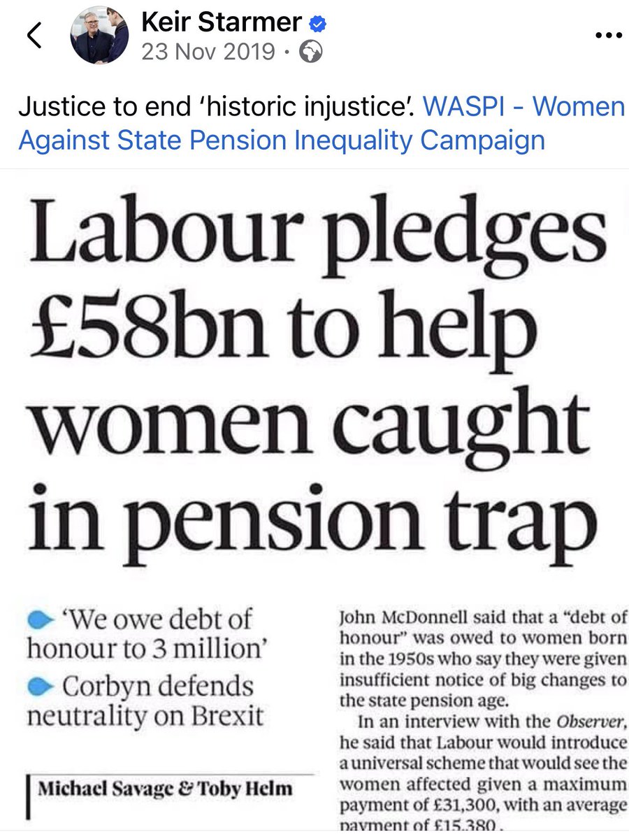 TracyNeverLabor's tweet image. Even those who voted Labour at the last GE must be disgusted by the #LabourLiars &amp;amp; their #LabourLies  the Labour PM, ministers &amp;amp; MPs CAMPAIGNED &amp;amp; stood by these #WASPI women &amp;amp; PROMISED they’d give them the compensation they believed they deserved &amp;amp; have now thrown em under a bus!
