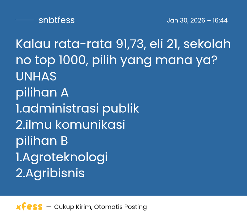 SNBTFESS || SNBP - UTBK tweet media
