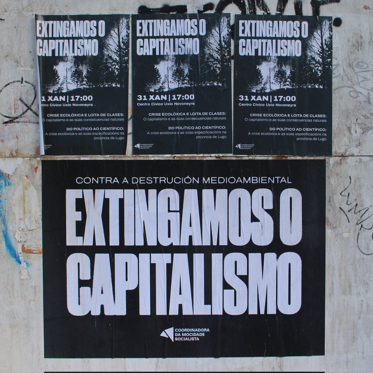 CMS_Lugo's tweet photo. Mañá sábado 31 de xaneiro estaremos a falar do capitalismo e as súas consecuencias naturais e da crise ecolóxica e as súas especificacións na provincia de Lugo

📍 Centro cívico Uxío Novoneyra

⏰ Ás 17:00h

Vémonos! https://t.co/aPnDFkJXoH