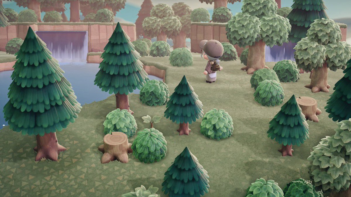 リセットさんとレイジ氏に片付けを頼み終わった後なんだがいかに自分の島が木と低木で成り立ってるかがわかりますわよね