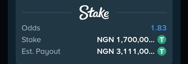 Kingsolomon_Jnr's tweet photo. STAKE BREAKFAST TIPS 

AMOUNT STAKED 1.7M 
EXPECTED CASH OUT  3M

CLICK LINK BELOW TO LOAD CODE 
2 ODDS: 
https://t.co/ia3bBhCTDT

REGISTER AND DEPOSIT https://t.co/1lUMt39tNo

Use  KINGJNR as promo Code to get 200% welcome bonus up to $2K Dollars. https://t.co/BQyKtHZJiD