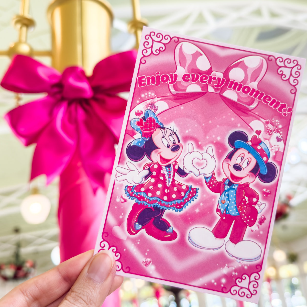 グリーティングカード付き！ 東京ディズニーランド 「クリスタルパレス