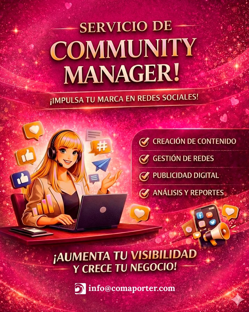 .Te hacemos visibles al mundo con una #imagendemarca adecuada. Somos especialistas en #marketing #digital y en #eCommerce. Cuéntanos tus necesidades, dudas, planteamientos y te elaboraremos un plan de marketing ajustado a tu presupuesto. Disponibles 24/7  ☛ info@comaporter.com