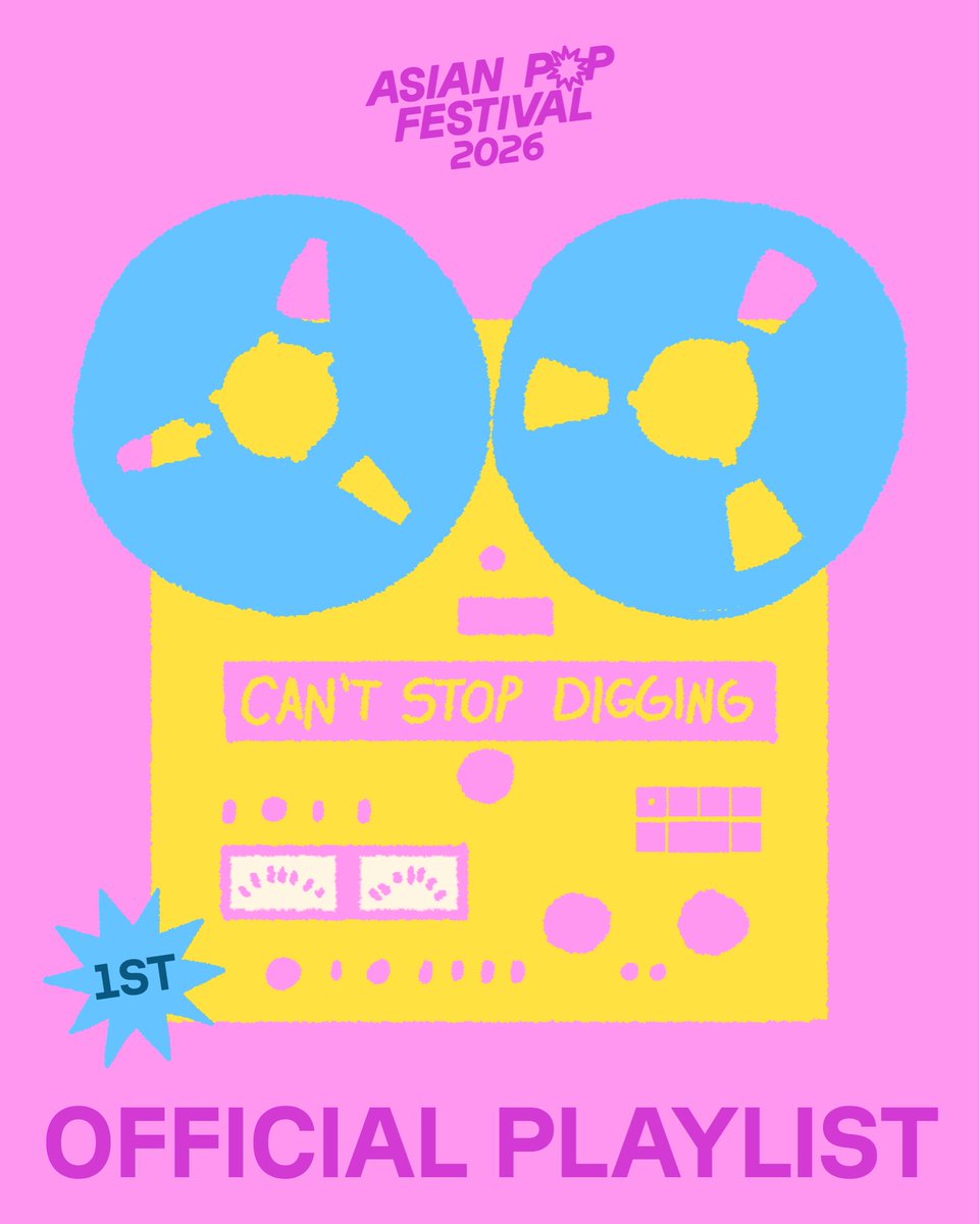 𝗔𝗣𝗙𝟮𝟬𝟮𝟲 💿 𝗢𝗙𝗙𝗜𝗖𝗜𝗔𝗟 𝗣𝗟𝗔𝗬𝗟𝗜𝗦𝗧 [1st Update]

❥ 𝐂𝐀𝐍’𝐓 𝐒𝐓𝐎𝐏 𝐃𝐈𝐆𝐆𝐈𝐍𝐆
➺ 아팝페 미리 듣기!

💥 지금 바로 들어보세요! 
➺ litt.ly/asianpopfestiv…

────── ✷ ──────

𝗔𝘀𝗶𝗮𝗻 𝗣𝗼𝗽 𝗙𝗲𝘀𝘁𝗶𝘃𝗮𝗹 𝟮𝟬𝟮𝟲
𝟱/𝟯𝟬(𝗦𝗮𝘁) -