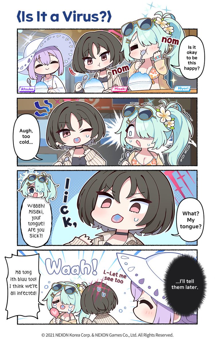 [Official 4-Panel Manga] Ep. 223
Brought to you by <a href="/donmin_h/">돈미니DONMINI</a>!

The everyday moments of the Arius Squad always seem to warm the heart~

#BlueArchive #BlueArchive4PanelManga