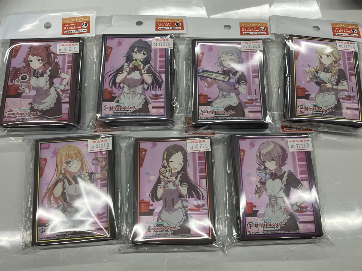 ✨新品サプライ情報✨ 本日発売の #学園アイドルマスター ・スリーブ