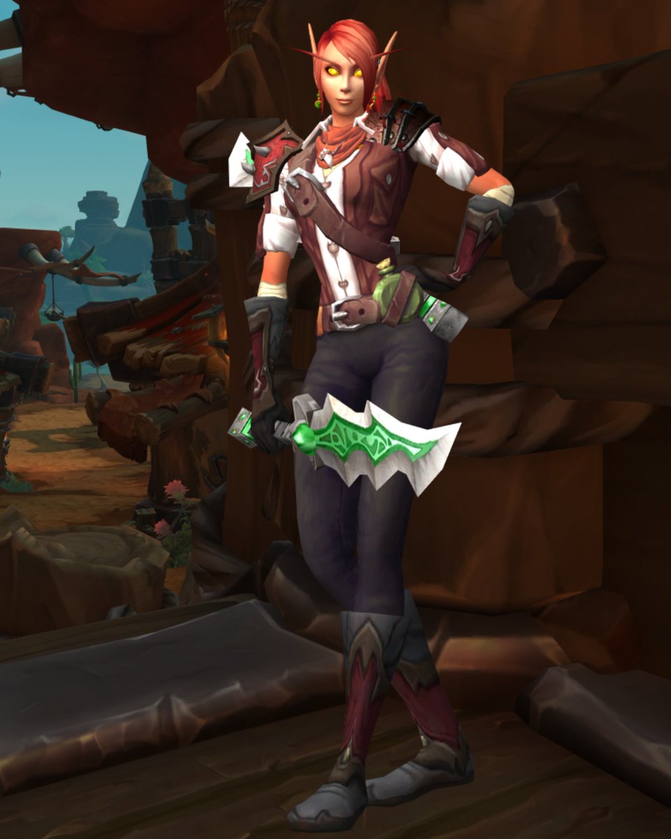 Made a transmog inspired by ✨her✨ from the housing cinematic