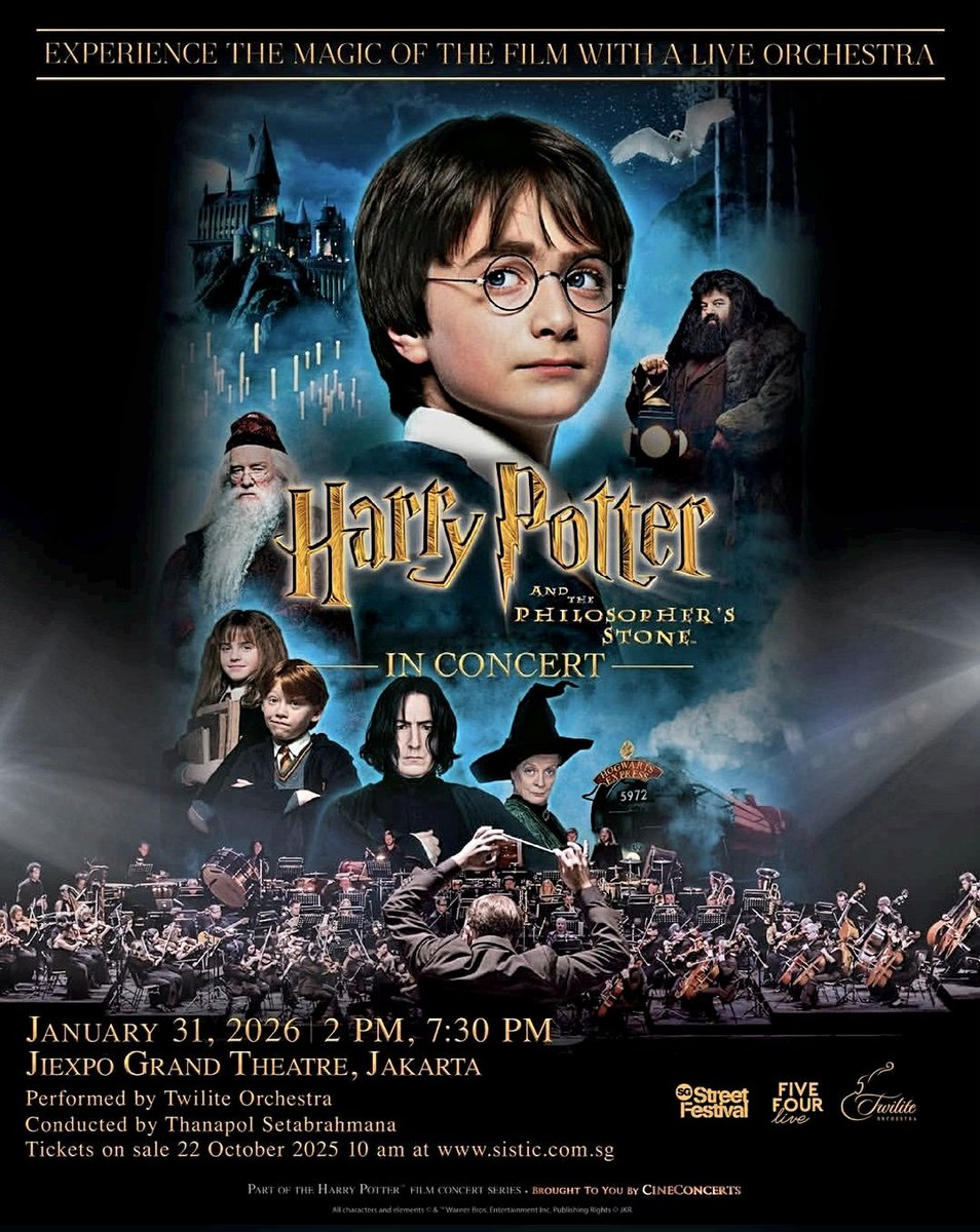 addiems's tweet photo. Besok!

Sabtu, 31 Jan
Pk 14.00 &amp; 19.30
JIEXPO

HARRY POTTER in Concert...!

TWILITE ORCHESTRA

Ticket:
https://t.co/7q2nsvtylN

@54entco
#54Entco #HarryPotterinConcert #HarryPotterinConcertJKT https://t.co/1P7yoBdNum
