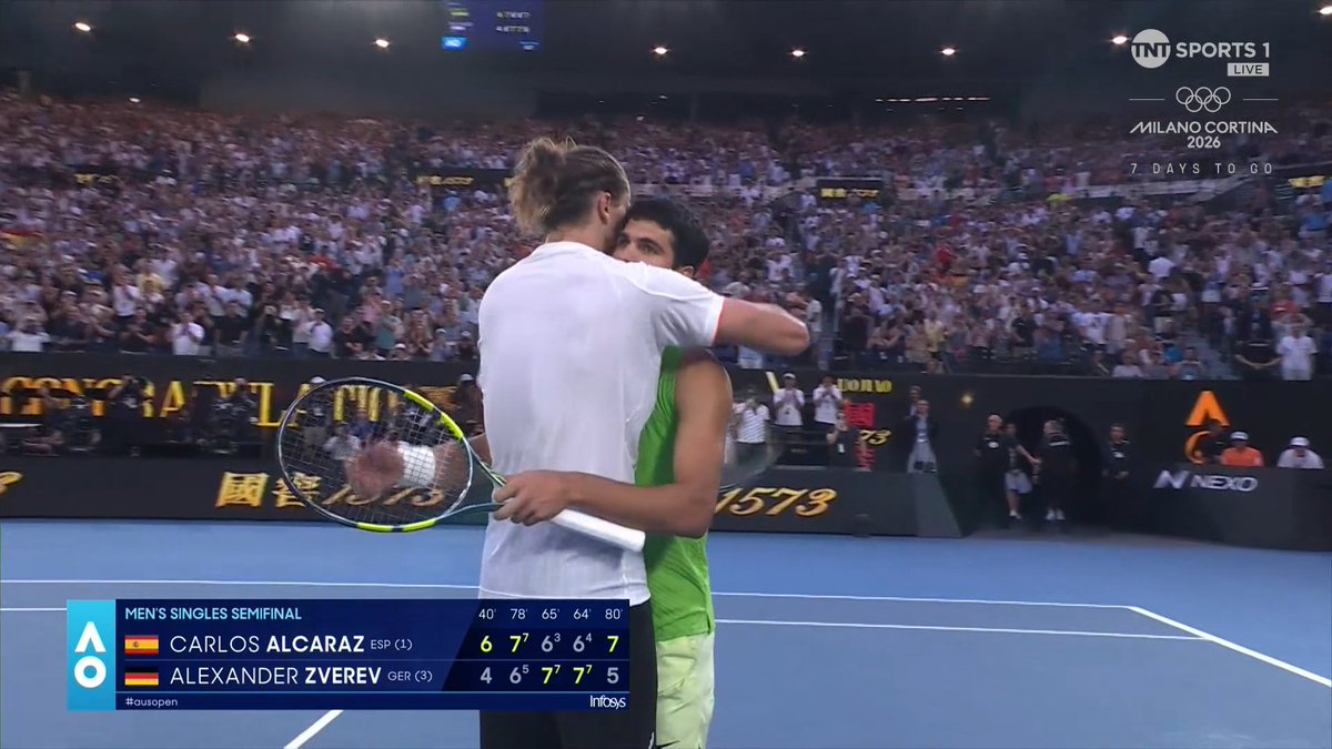#AO26 

Straight into the history books. Remarkable. Simply in awe. Biggest of congratulations to both.