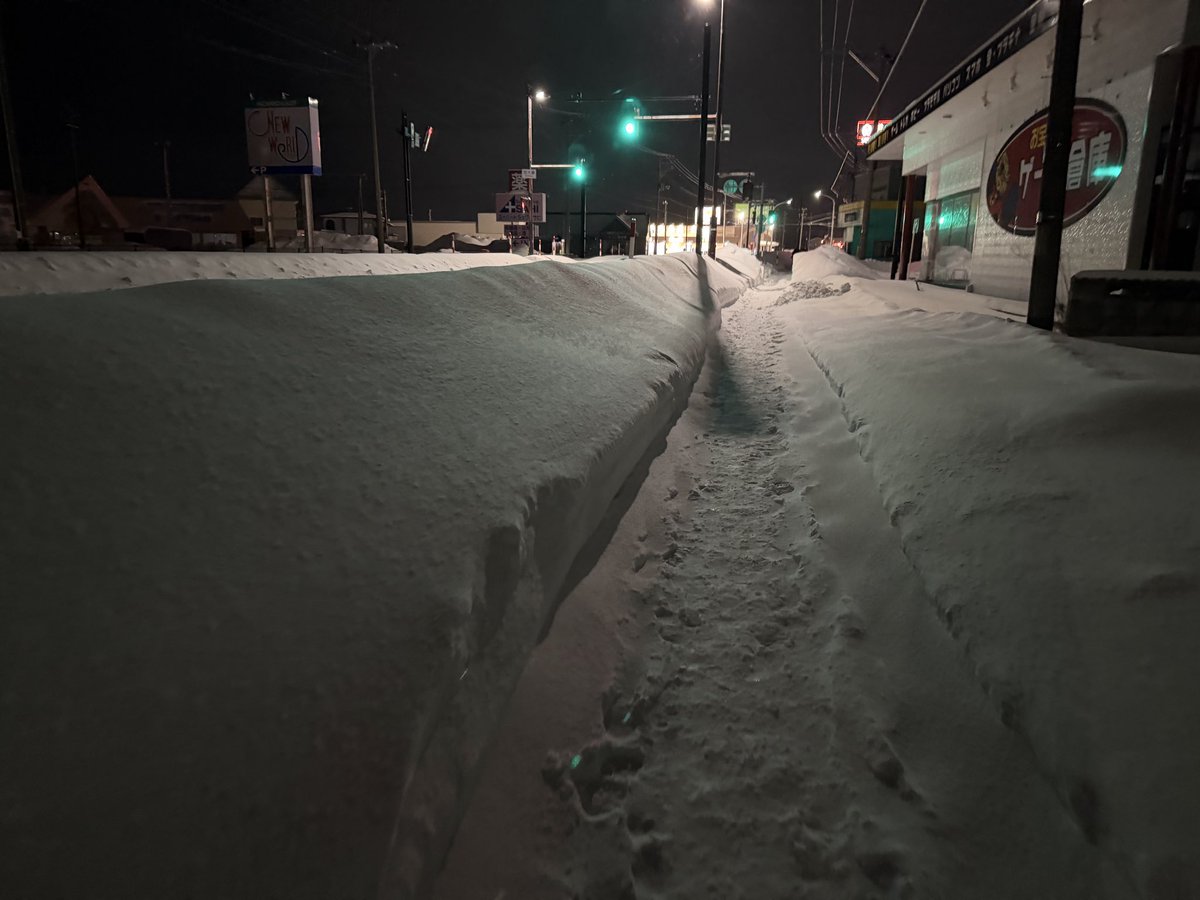 hell_two2's tweet image. 新幹線で宮城県古川→そこからずっと車🚗で岩手県奥州らへんを経由して秋田県能代市→大仙市→潟上市→秋田空港！
雪道の運転マージで怖かった、除雪してないからこの先通行禁止の看板を無視して突っ込んだ道、思い出すといまだに震える^_^でもちょっと楽しかった^_^