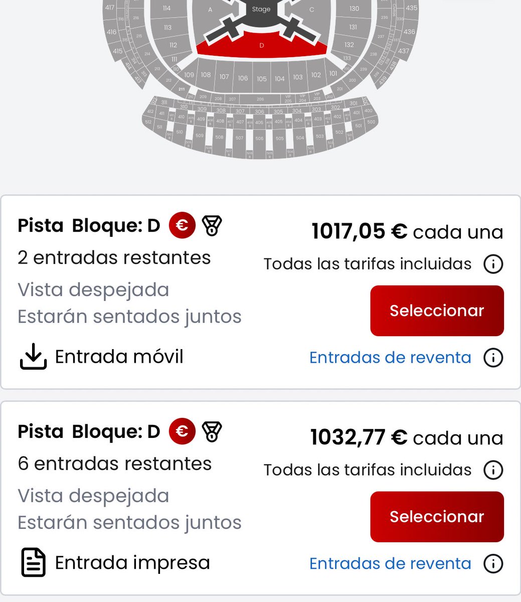 ⚠️Como permitís esto <a href="/TicketmasterES/">Ticketmaster España</a> <a href="/LiveNationES/">Live Nation España</a> ?? Estafadores <a href="/marca/">MARCA</a> 

Army NO COMPRA revendedores, no os dejéis engañar así 
entradas.marca.com/concert-entrad…