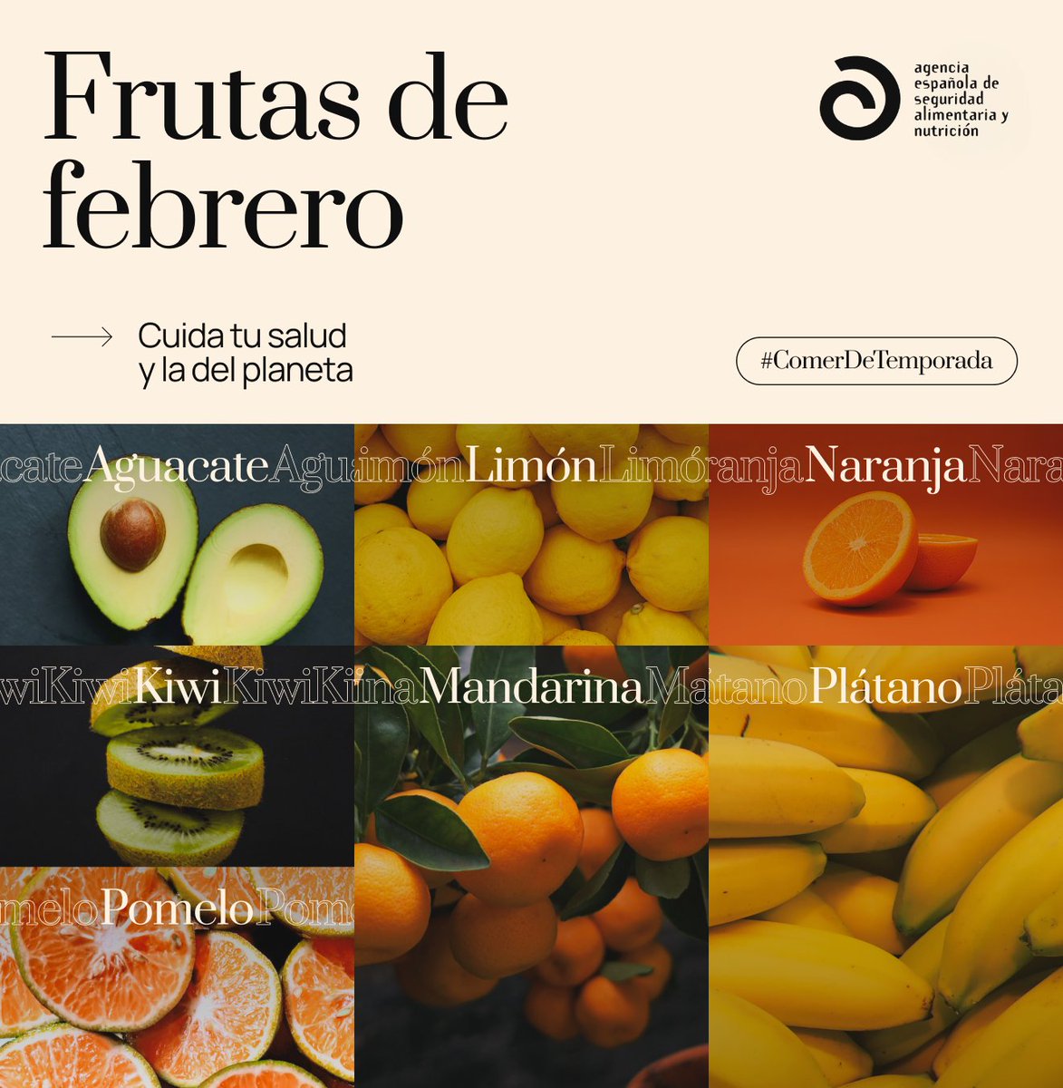 🍊🍓 Febrero viene cargado de fruta de temporada 🍏🍐

Elegir frutas de temporada es apostar por más sabor, mejor calidad y una alimentación equilibrada. Además, favoreces el consumo local y una compra más sostenible 🌍

Llena tus días de invierno de color, vitaminas y energía