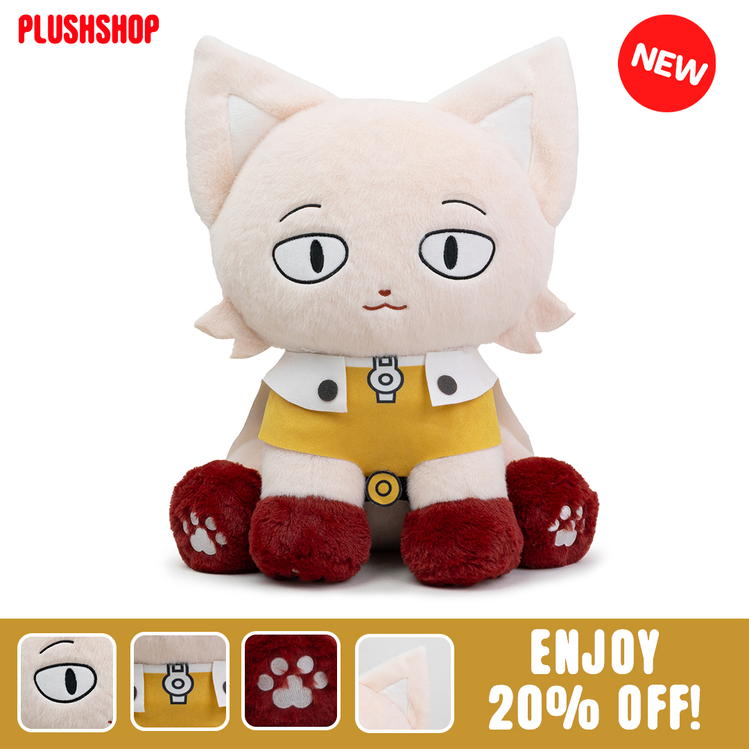 Plushshop_com's tweet photo. Saitama Meow is here 🥊🐾. 
#saitama #onepunchman #onepunchmanedit #anime #Plushshop https://t.co/c3Z3DpinaZ