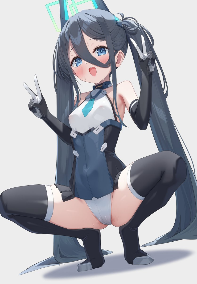 トキから先生が喜ぶポーズを教えてもらったアリス✌️ 