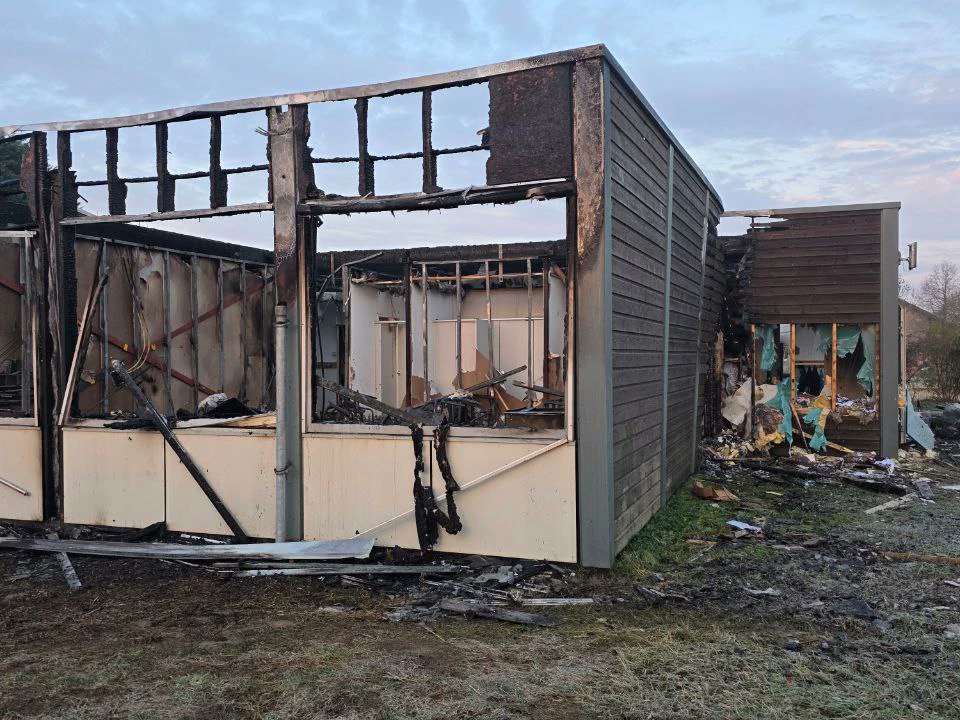 Schoolbrand Huissen vermoedelijk aangestoken