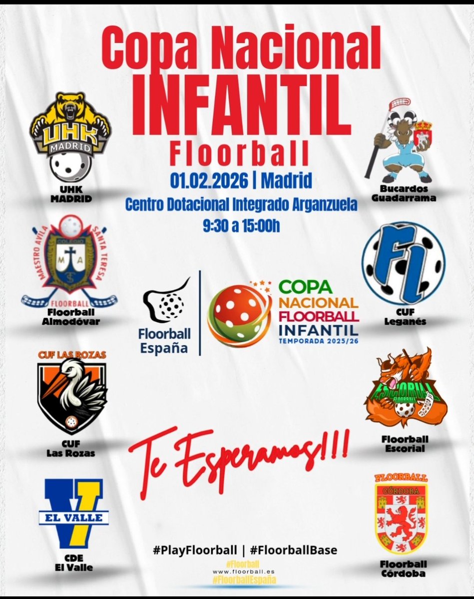 Cuenta atrás!!! Todo preparado para el comienzo de una bonita historia!!!
Vamos CMAYST!!!
<a href="/aytoalmodovarcp/">Ayuntamiento de ALMODÓVAR DEL CAMPO</a> <a href="/deportesclm/">Deportes Castilla-La Mancha</a>  <a href="/AEUFSPAIN/">AEUF FLOORBALL ESPAÑA</a> <a href="/dxt_rafa/">Rafa Garrido DESporte</a> <a href="/franjvmo/">Fran</a>