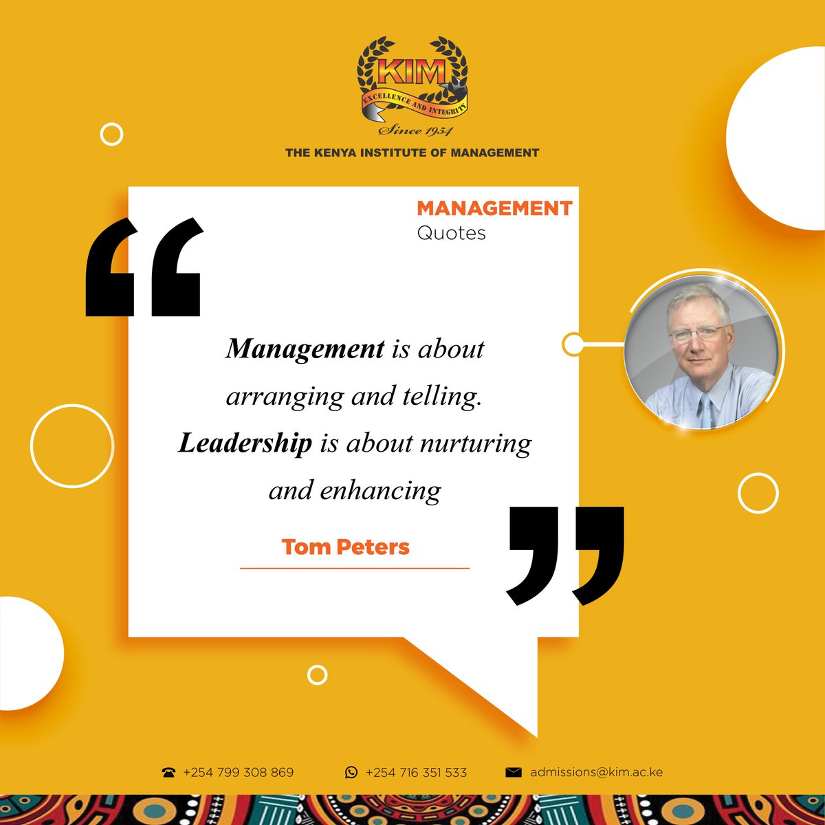 The Kenya Institute of Management tweet media