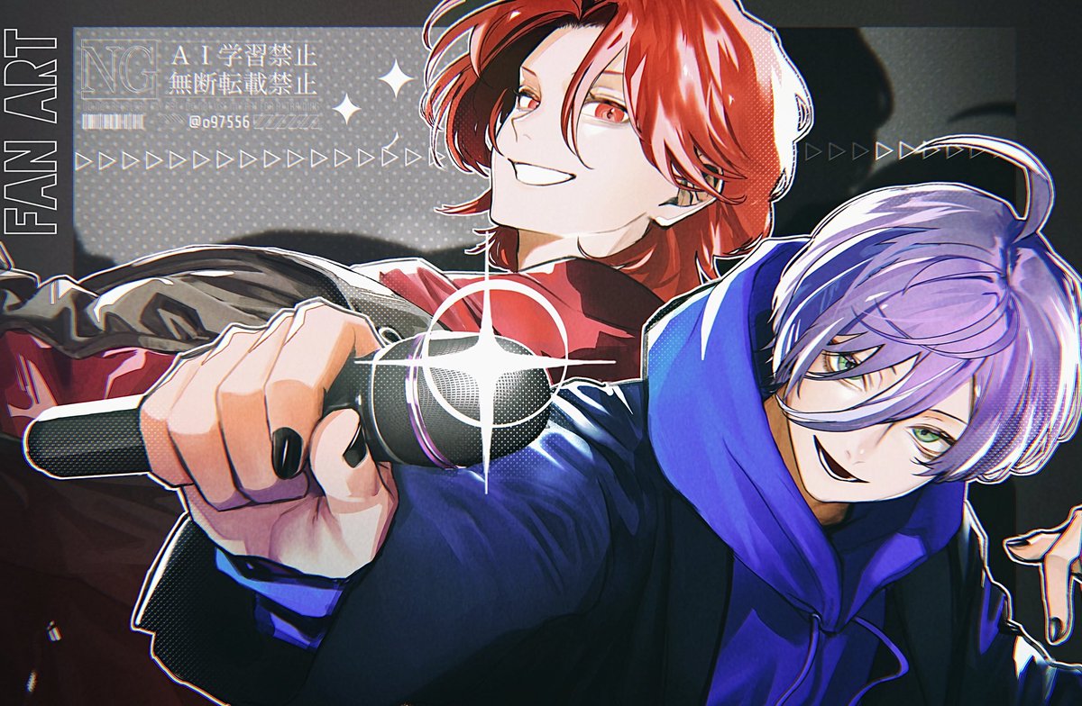 榊ネス様とあらき様の歌ってみた動画をお手伝いさせていただきました！！最初から最後まで最高潮にかっこいい！！！よろしくお願いいたします！！
画像はFAです！