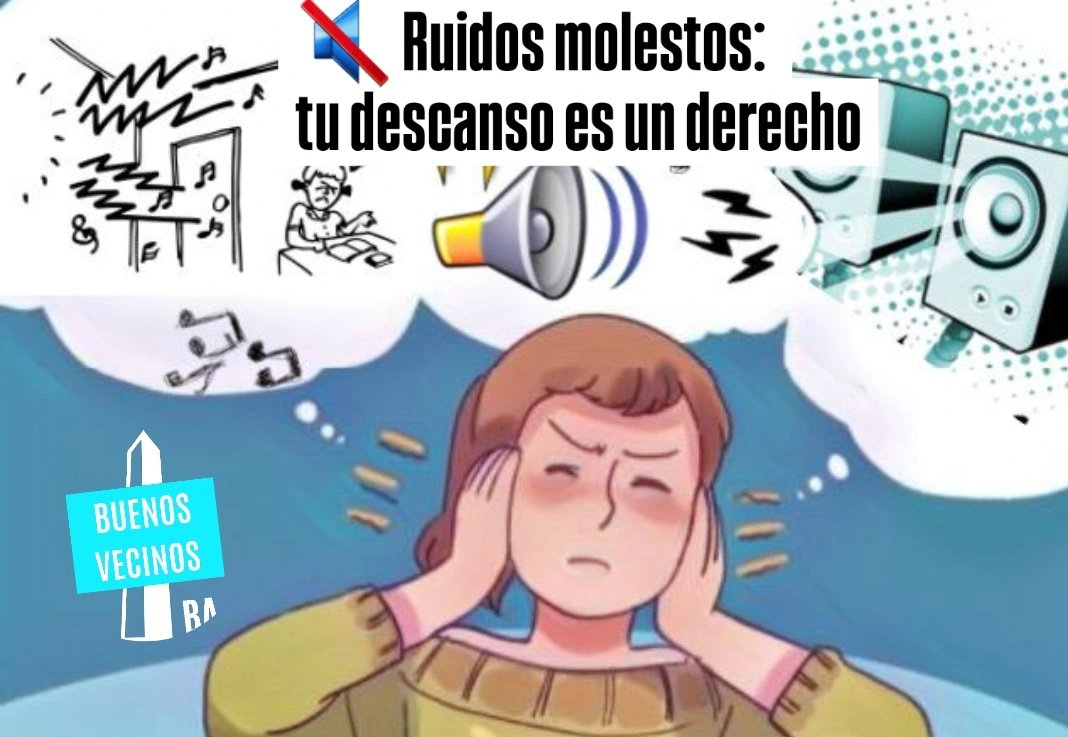 CABA
🔇 Ruidos molestos: tu descanso es un derecho
-La Ley 1540 protege a los vecinos frente a los ruidos molestos, tanto de día como de noche-

📌 Música a volumen excesivo, parlantes en la vía pública, actividades sin control, obras fuera de horario o eventos que no respetan