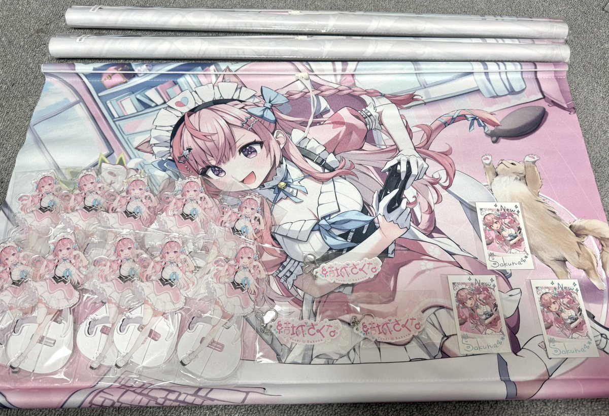 さくなちゃんの1周年グッズ届いたよ！！ 今回のフルセットは良心的すぎ