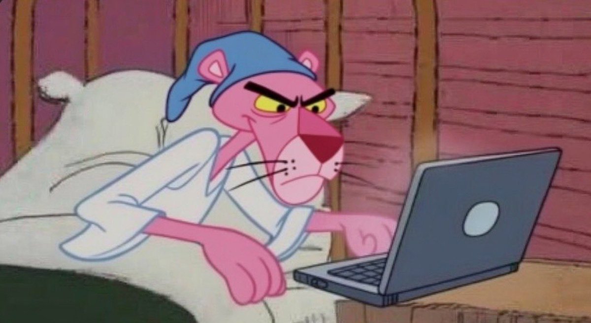 Quand je télétravaille confortablement dans mon lit et que je reçois un chat Teams « Hello 🙂 On peut se faire un call ? »