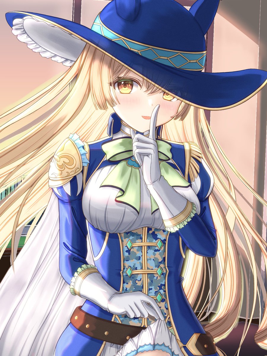 #サトノダイヤモンド生誕祭2026
#ウマ娘
ダイヤちゃんの誕生日なのでskebのリク絵の再掲だけどハピバです！🎉🎂