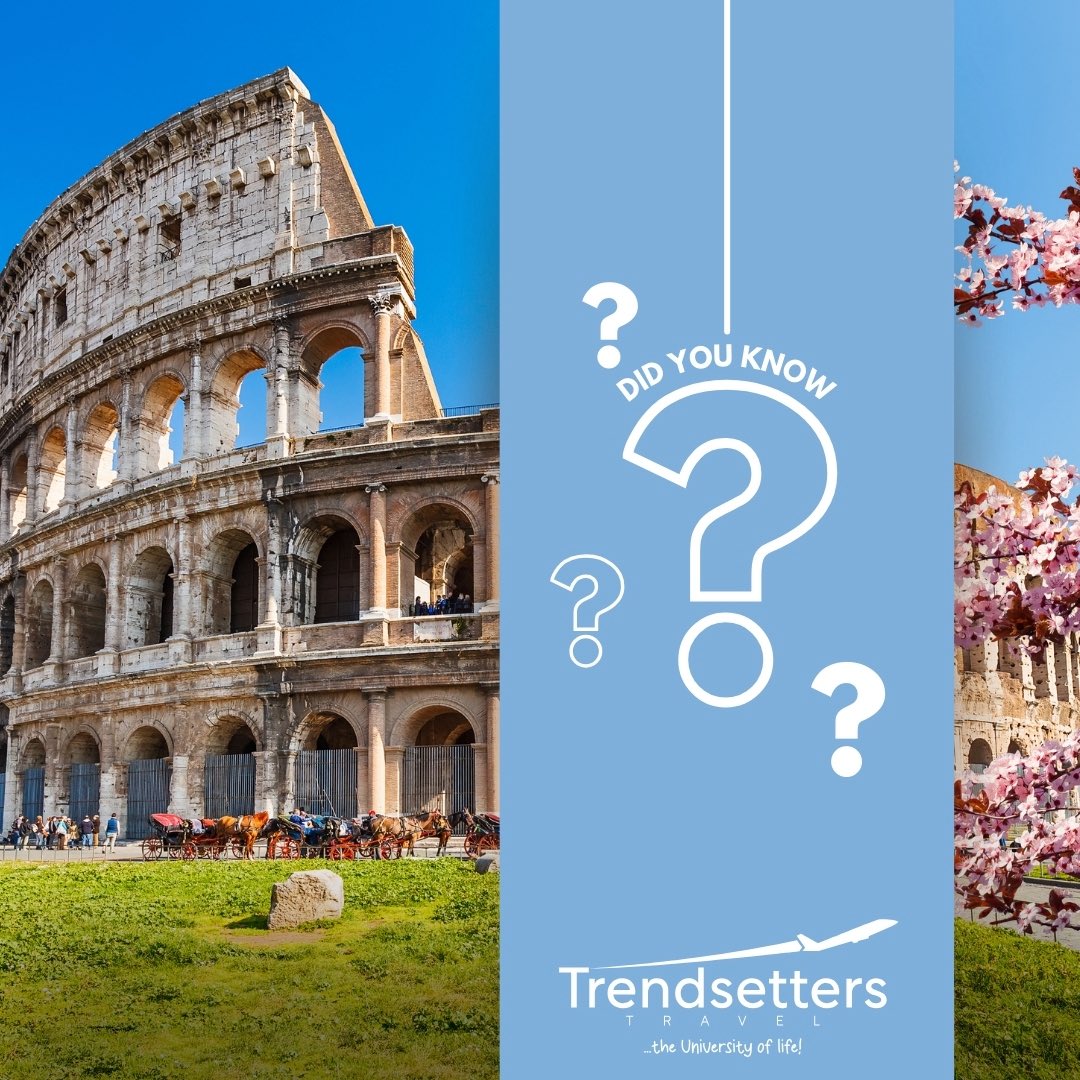 Did you know: The Colosseum once had a giant retractable awning called the velarium, operated by skilled Roman sailors, to protect spectators from the sun, basically an ancient stadium roof ☀️