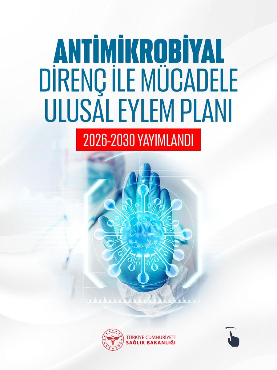 saglikbakanligi's tweet photo. Antimikrobiyal Direnç ile Mücadele Ulusal Eylem Planı yayımlandı. https://t.co/w2wlnhVFFq