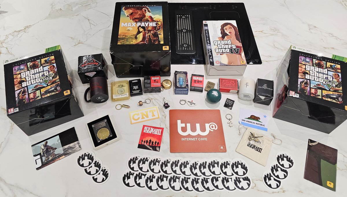 🚨 Massive thanks to <a href="/uNiGTANet/">uNi</a> / <a href="/GTANet/">GTANet</a> who has kindly donated some wicked Rockstar Merch &amp; GTANet Stickers for our giveaway! 🚨

If you'd like a chance to win some of this stuff + more, as well as help out an amazing charity you can donate here >> justgiving.com/page/Gameblast…