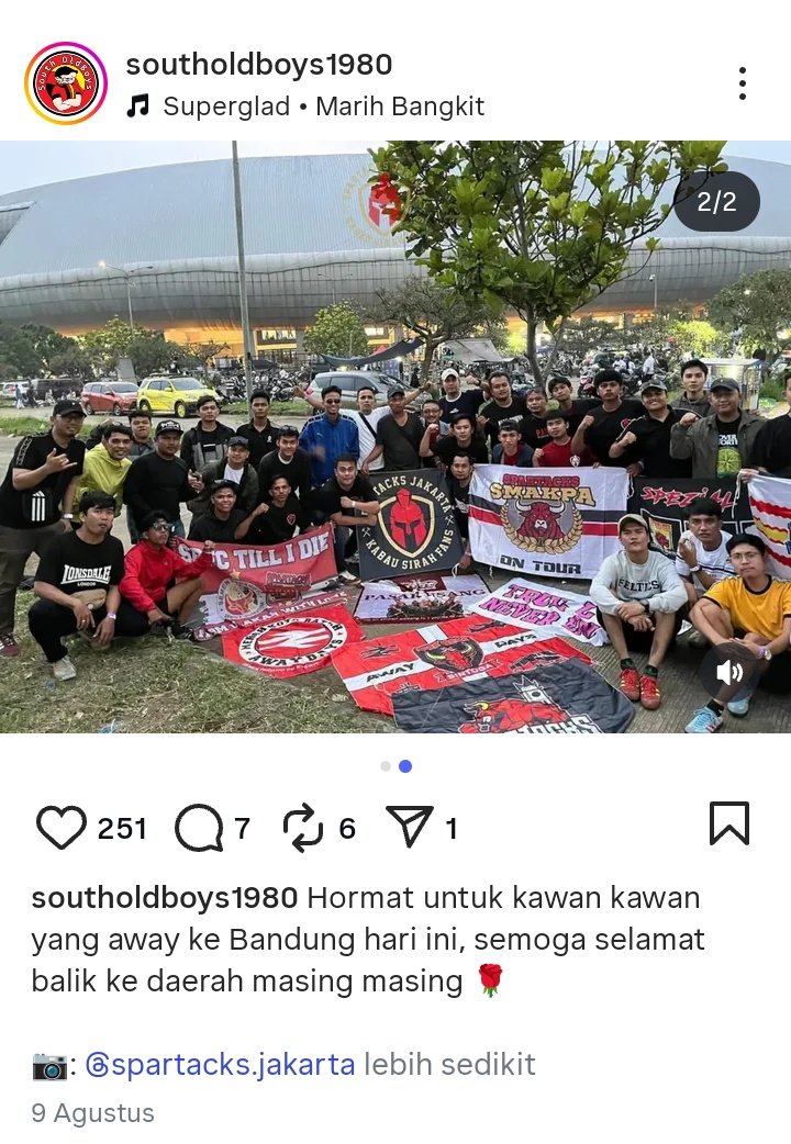 hansipflick's tweet photo. @VikingTNG FAKTANYA SETIAP ADA SUPPORTER TIM TAMU YANG AWAY, KEDUA TIM YANG BERTANDING AKAN MENDAPATKAN DENDA. SEJAUH INI, HANYA ADA DUA TIM YANG BEBAS DARI SANKSI DAN DENDA😋😋 https://t.co/TDFahDuVuy
