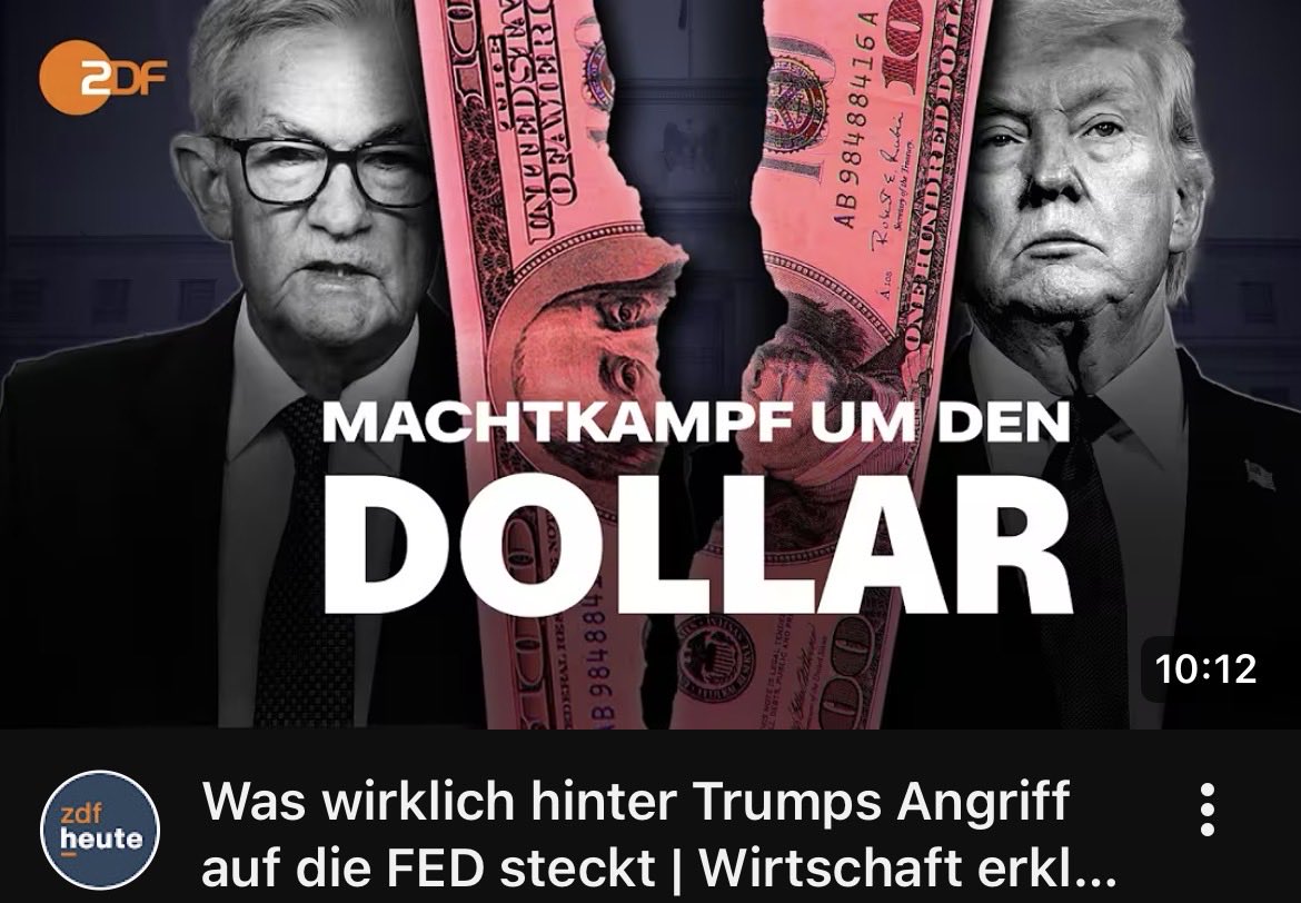 fneuhann's tweet photo. Donald Trump stellt heute seinen neuen FED-Chef vor - und wir haben passend dazu ganz frisch unser neues Erklärformat online!

Trumps Angriff auf die Notenbank - und das für uns bedeutet👇 https://t.co/sU71JJH4Pl