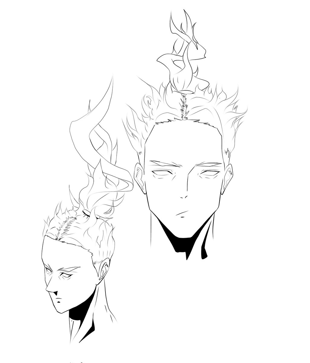 Trying out a redesign of my OC's face🙃 #characterdesign #oc