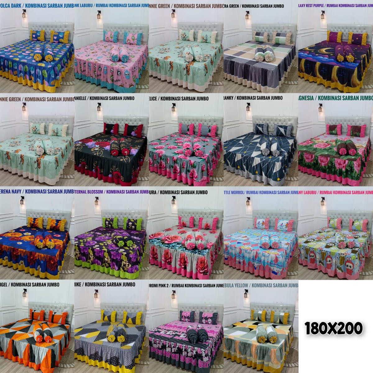 YANG LIHAT BANTU RT YA 🙏

Seprai Rumbai ASLI KLATEN JATENG
Size 180 X 200 &amp; 160 X 200 

HARGA hanya 200 Ribu!!!!
Bahan Katun Adem Dipakai

ORDER atau GA Dm