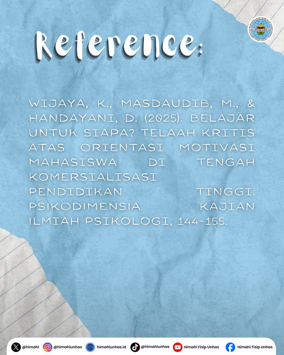 HIMAHI FISIP UNHAS tweet media