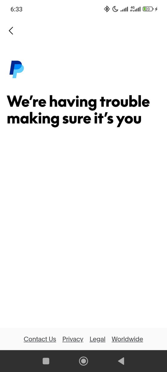 realonlineway's tweet photo. @paga Fix paypal linking error https://t.co/Xa3AexdCA2
